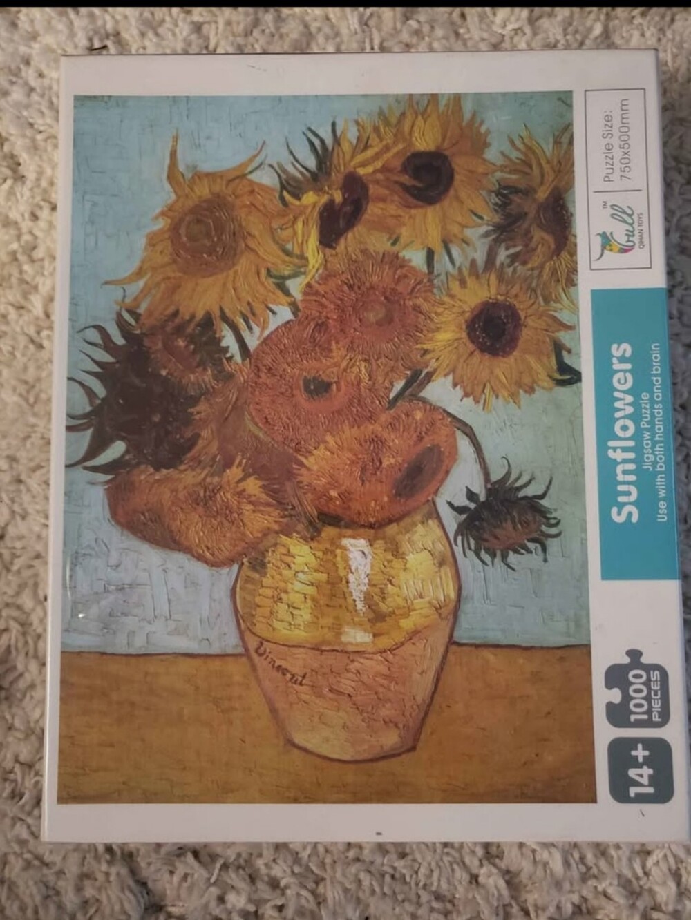 Sunflowers Vase Wall Art Yellow Sunflower Puzzle